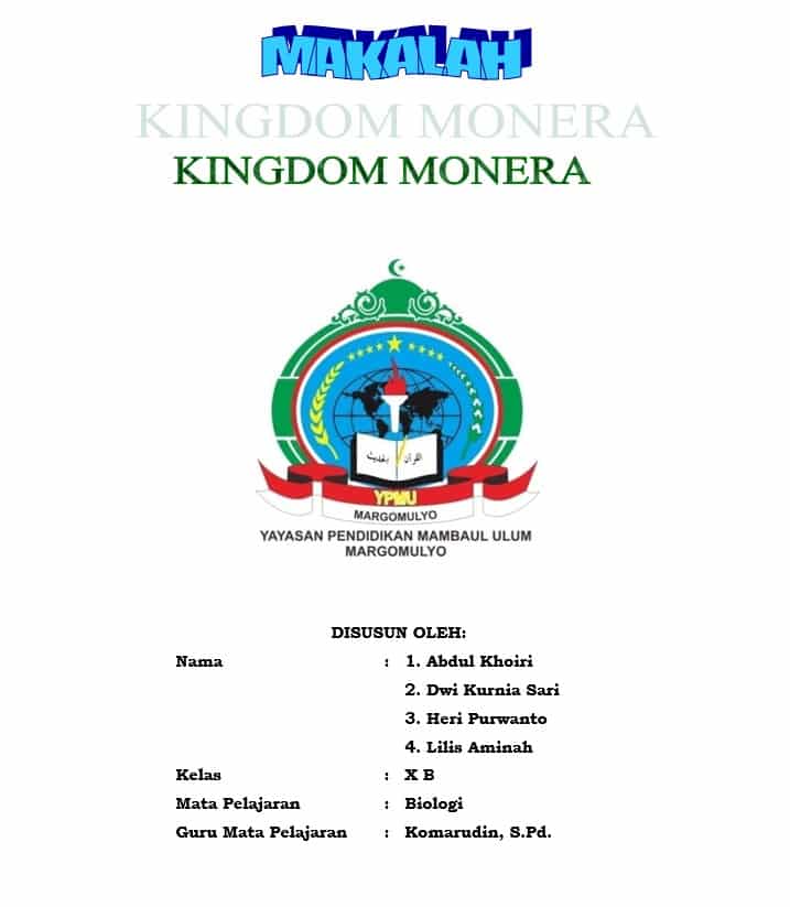 Kingdom Monera : Ciri, Contoh, Gambar, Struktur, Klasifikasi