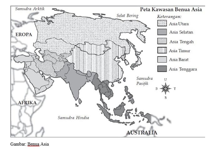 Tuliskan letak astronomis benua asia dan benua lainnya